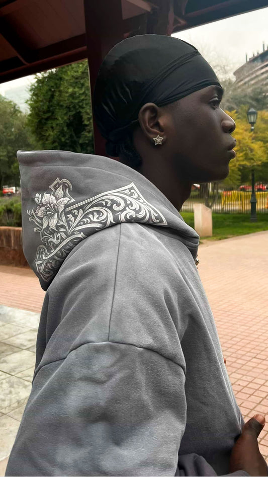''Armour Hoodie'' Gris Acero