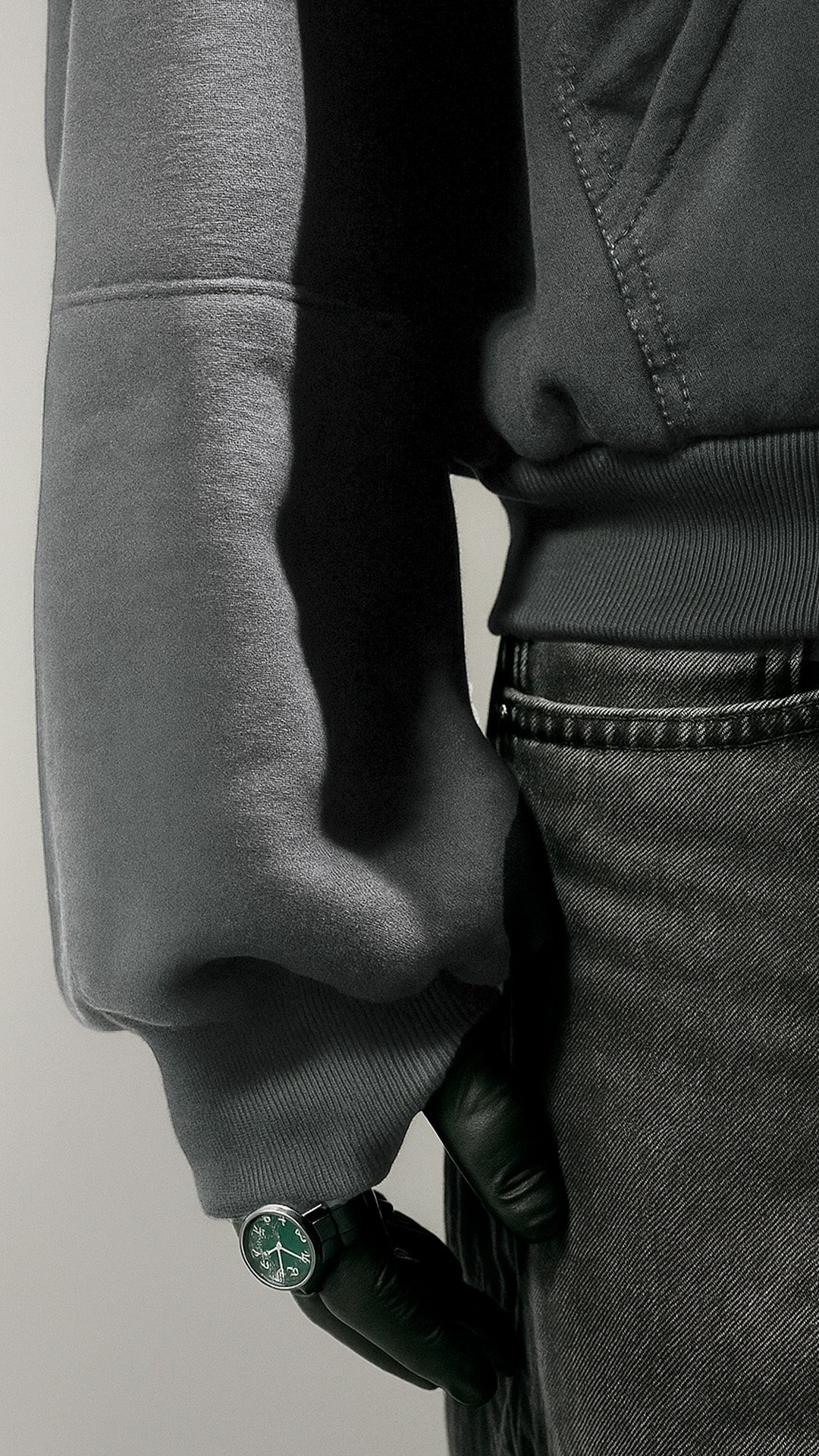 ''Armour Hoodie'' Gris Acero