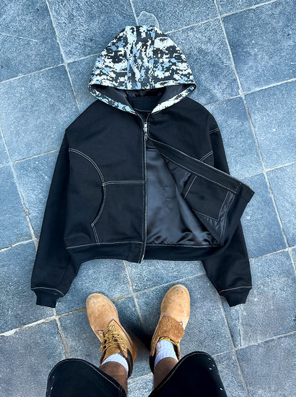 AW Pixel Camo Denim Jacket