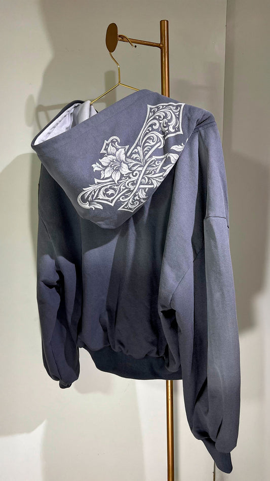 ''Armour Hoodie'' Gris Acero