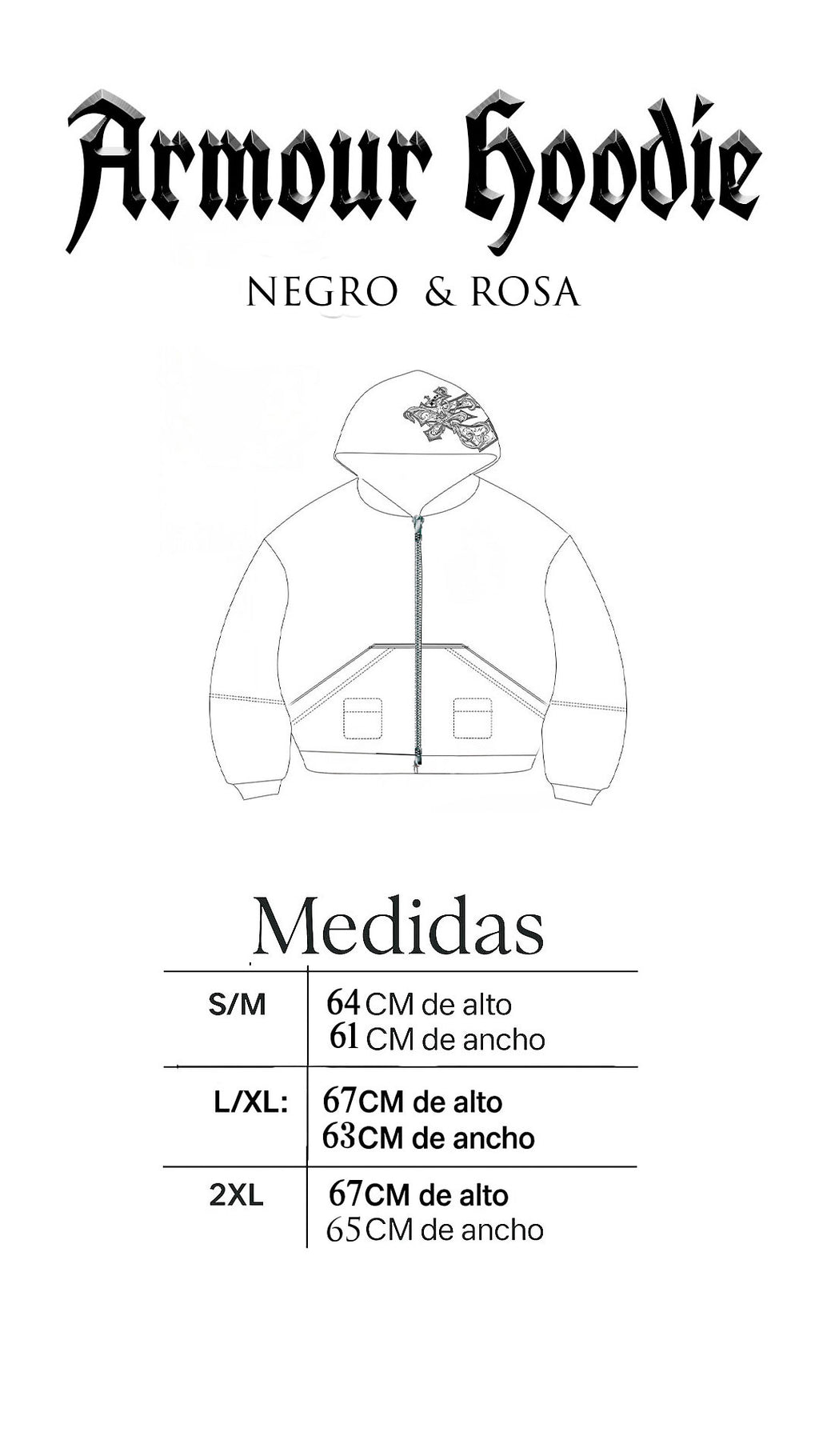 ''Armour Hoodie'' Rosa