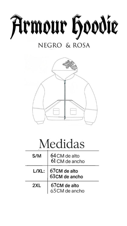 ''Armour Hoodie'' Rosa