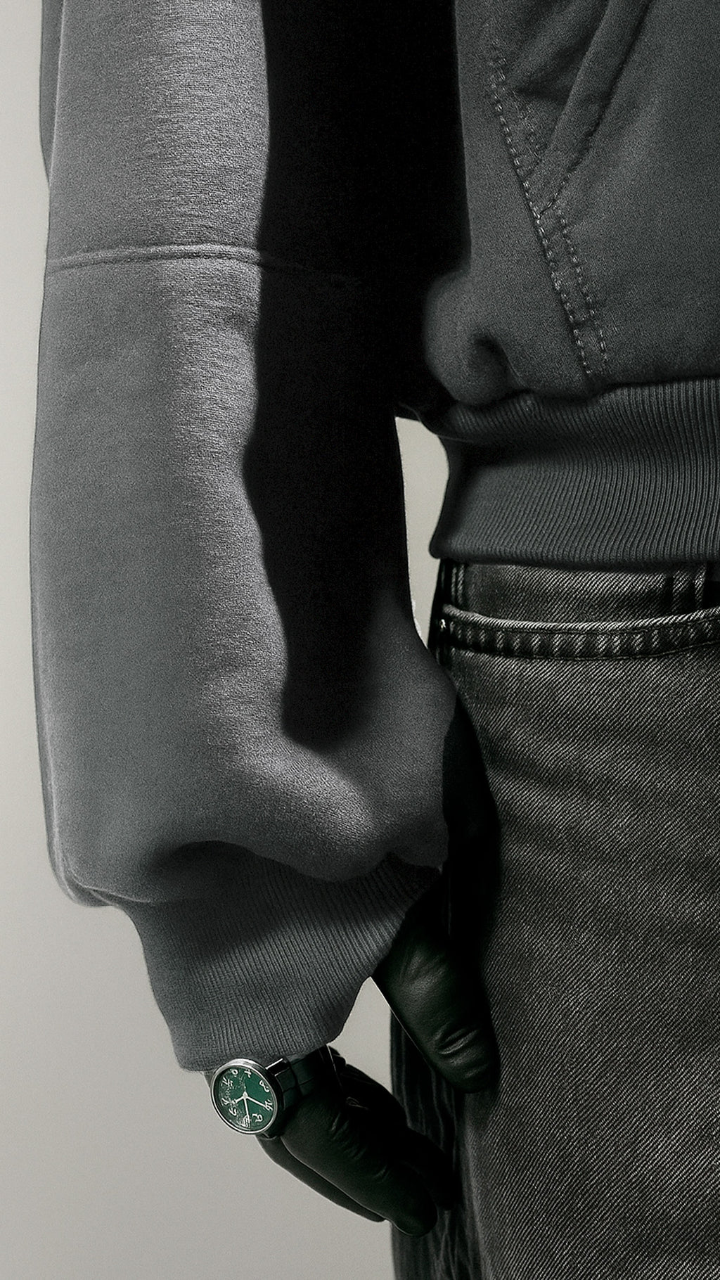 ''Armour Hoodie'' Gris Acero
